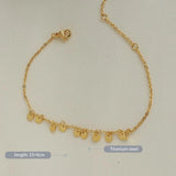 Dainty Mini Disc Station Bracelet for Women Gift