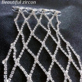 Crystal Rhinestone Women's Mesh Bracelet for Wedding