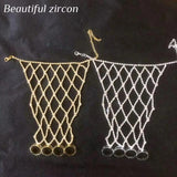 Crystal Rhinestone Women's Mesh Bracelet for Wedding
