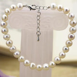 Freshwater Pearl Bangle Bracelet Natural Beads Jewelry
