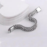 Men's Stainless Steel Link Chain Bracelet