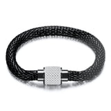 Stylish Mesh Bracelet with Rhinestone Charm for Women