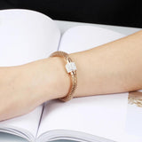 Stylish Mesh Bracelet with Rhinestone Charm for Women