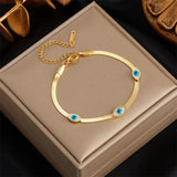 316L Stainless Steel Women's Eye Shape Bracelet