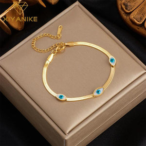 316L Stainless Steel Women's Eye Shape Bracelet