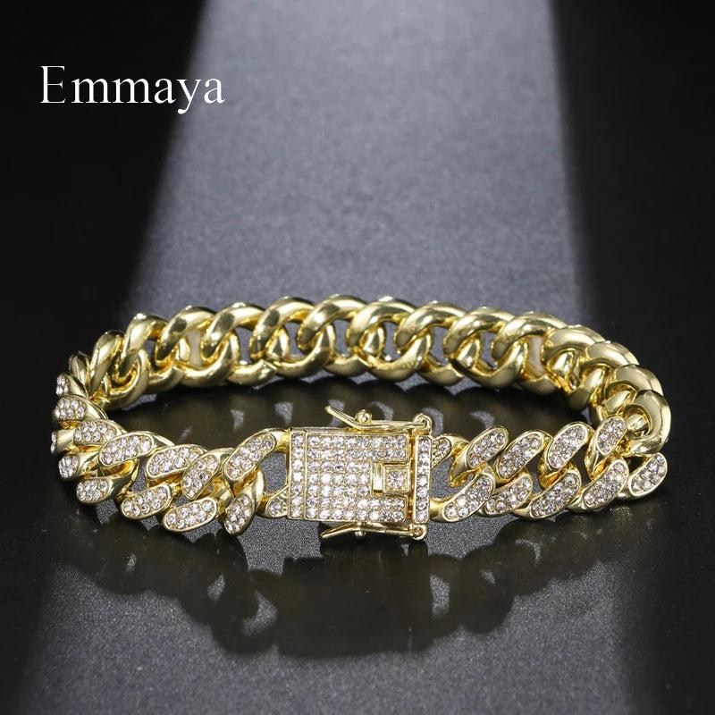 Spiral Cubic Zircon Bracelet Punk Style, 2 Colors, Charming Ornament