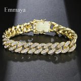 Spiral Cubic Zircon Bracelet Punk Style, 2 Colors, Charming Ornament