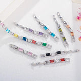 Multicolor Cubic Zircon Wristband Bracelet for Women Jewelry S034