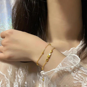 925 Silver Women's Love Bracelet Heart Jewelry