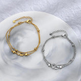 925 Silver Women's Love Bracelet Heart Jewelry