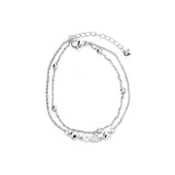925 Silver Women's Love Bracelet Heart Jewelry