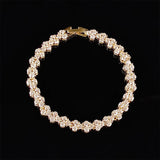Round Silver Bracelet Bangle For Women