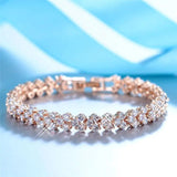Round Silver Bracelet Bangle For Women
