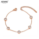 5Pcs CZ Crystal Charm Bracelets Bohemia Beach Chain & Link Bracelet
