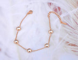 5Pcs CZ Crystal Charm Bracelets Bohemia Beach Chain & Link Bracelet