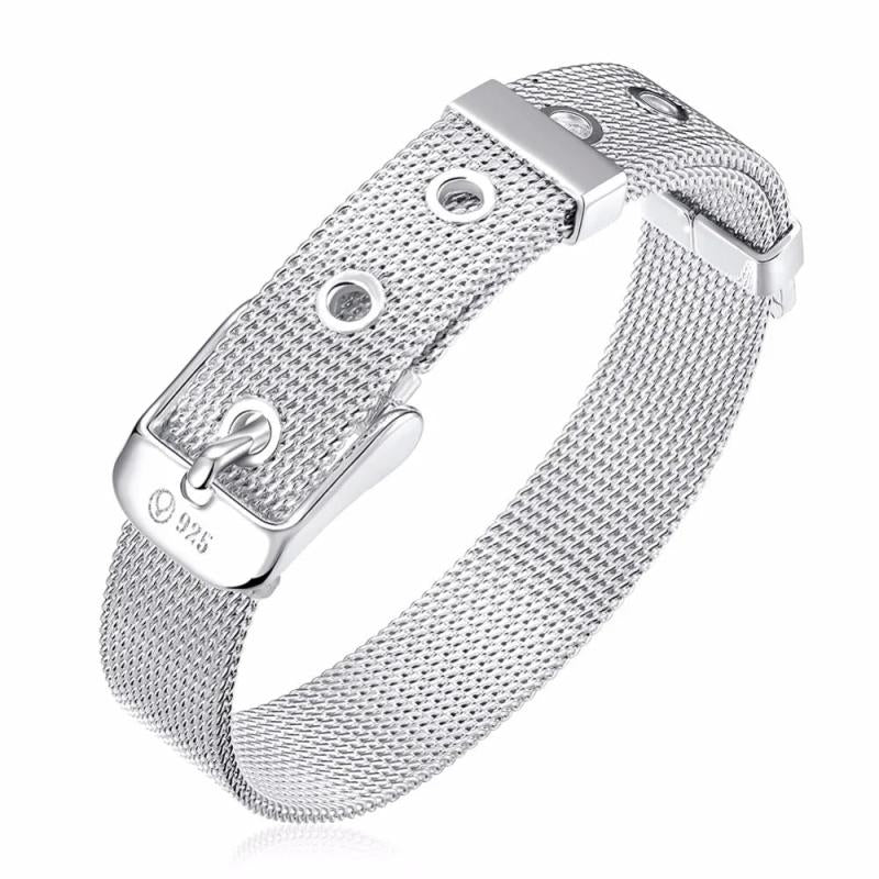 Lekani 14mm Silver Watch Band 925 Stamp Fine Jewelry