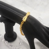 Crystal Punk Chain Bracelet for Women
