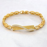 Crystal Punk Chain Bracelet for Women