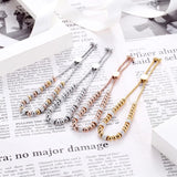 Adjustable Hand Chain Charm Circles Full Crystal Bracelet For Women