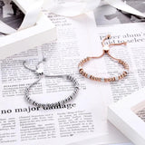 Adjustable Hand Chain Charm Circles Full Crystal Bracelet For Women