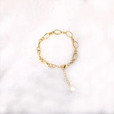 ZMFashion Minimalist Unisex Stainless Steel Link Chain Bracelet