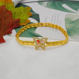 CZ Bridal Charm Bracelet for Women