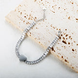 Love Heart Charm Crystal Bracelet for Women