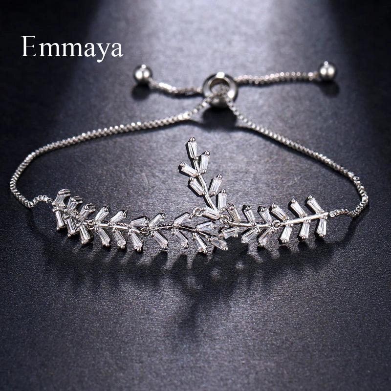 Natural Style Branches Bracelet with Zirconia Decoration