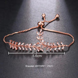Natural Style Branches Bracelet with Zirconia Decoration