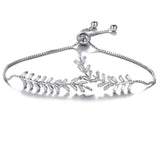 Natural Style Branches Bracelet with Zirconia Decoration