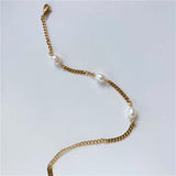 Fashionable Long Beads Bracelet in High End PVD Plated Style