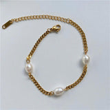 Fashionable Long Beads Bracelet in High End PVD Plated Style