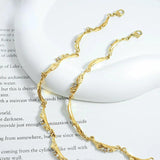 Geometric Glitter Zircon Fast Bracelet Titanium Steel Handwear for Women