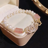 Summer Pearl Crystal Bracelet for Women