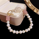 Summer Pearl Crystal Bracelet for Women