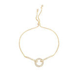 Zircon Bracelet Women Girl Birthday Gift Adjustable Classic Jewelry