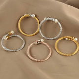 Stainless Steel Cable Bracelet Chain Bracelet & Bangles For Men Or Women