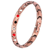 Texture Ladies Magnetic Therapy Magnet Bracelet Retro Weight Loss Jewel