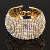 Elegant Rhinestone Crystal Bridal Bracelet for Women