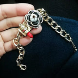 Korea Flower Chain Charm Bracelet for Women