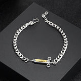 Syringe Bracelet for Womens Stainless Steel Medical Bracelet