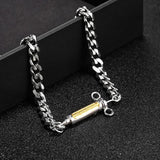 Syringe Bracelet for Womens Stainless Steel Medical Bracelet