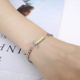 Syringe Bracelet for Womens Stainless Steel Medical Bracelet