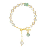 Freshwater Pearl Bracelet Adjustable Stone Bracelet for Women