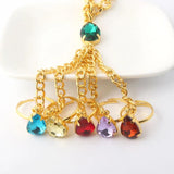 Hot Gemstone Infinity Glove & Bracelet Set for Women