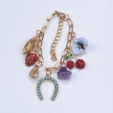 Bohemian Stone Fruits Charm Bracelets for Women