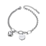 Heart Charm Bracelet Women Bohemia Rose Chain ZB20086