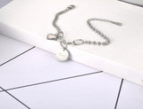 Heart Charm Bracelet Women Bohemia Rose Chain ZB20086