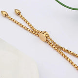 B342 Stainless Steel Infinity Endless Love Symbol Charm Bracelet
