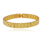 Men's 17.5 cm 24k Gold Watch Bracelet